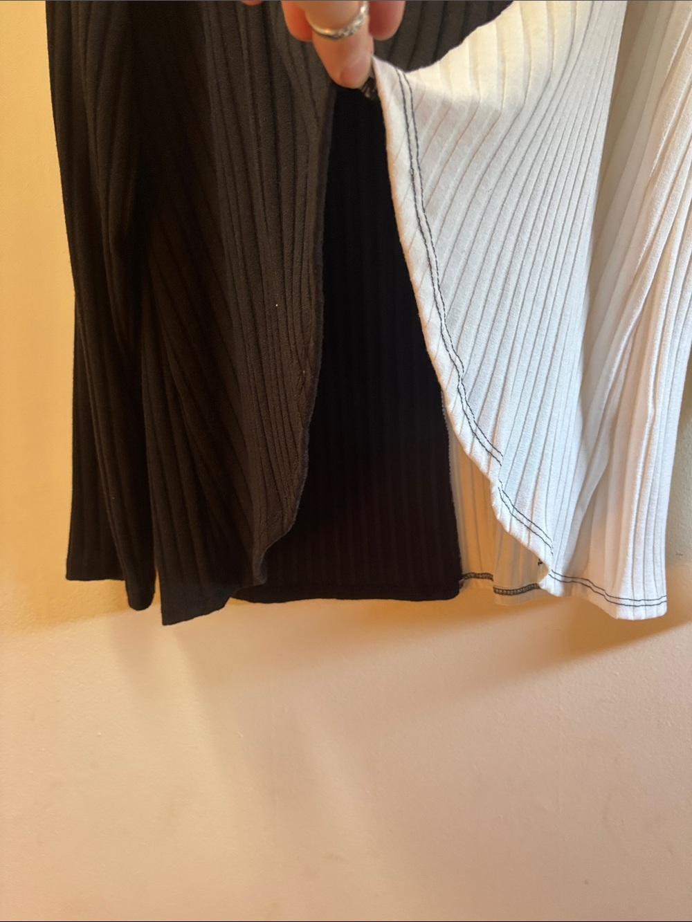 Color-blocked Ribbed Top - Picture 3 of 6